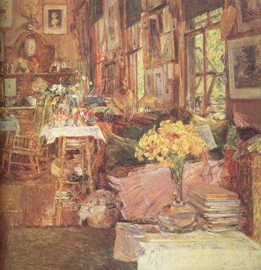 Childe Hassam The Room of Flowers (nn03)